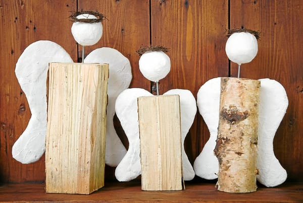 Winterliche Holzfiguren :)
