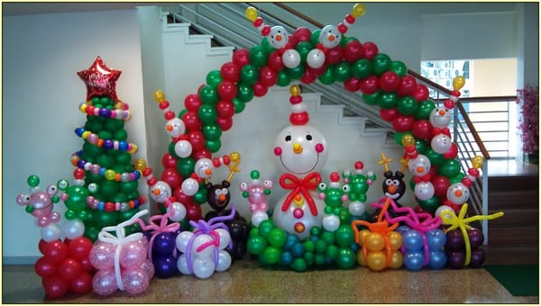 Weihnachtsdeko mit Ballons :) Tolle Tipps für eine coole Weihnachtsparty :)